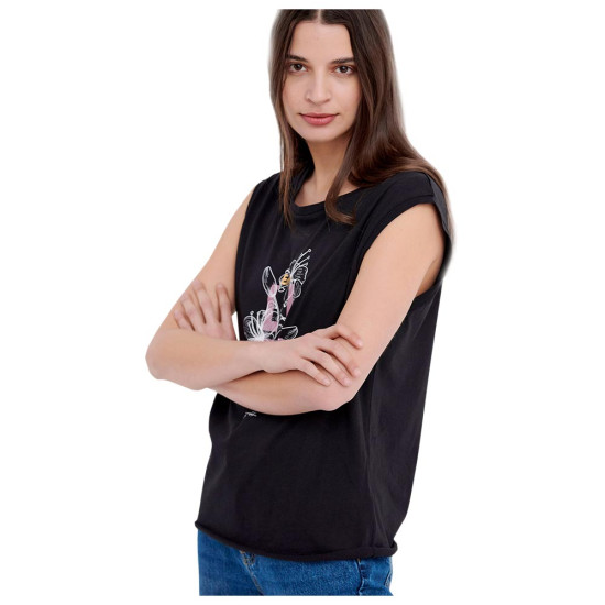 Funky Buddha Γυναικεία κοντομάνικη μπλούζα